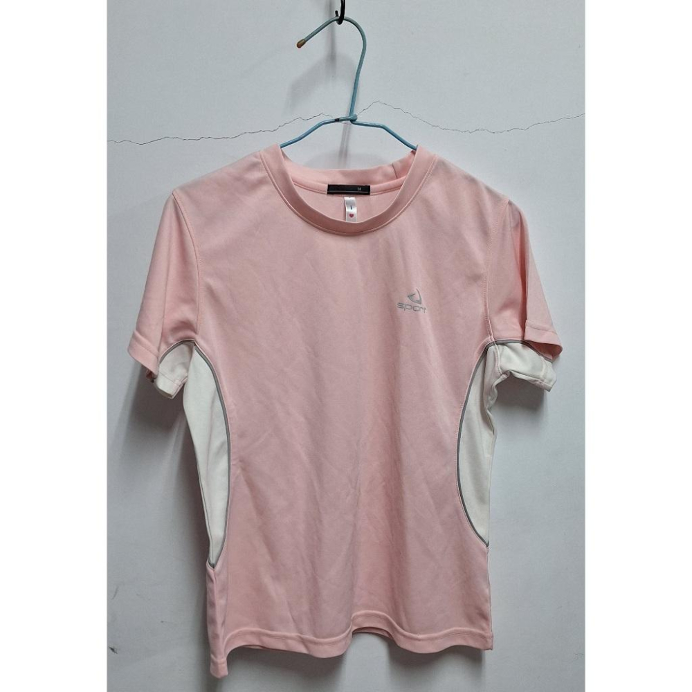 SPORT水藍色/粉紅色運動衣｜速乾透氣短袖 男女皆宜 輕量舒適健身跑步休閒上衣-細節圖3