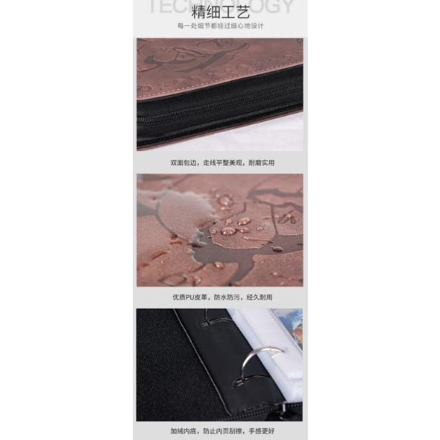 [現貨出清+預購]寶可夢卡冊 遊戲卡冊 寶可夢卡匣收集冊 寶可夢卡包 四公格九宮格卡冊帶活頁內頁ptcg大號寶可夢卡冊-細節圖6