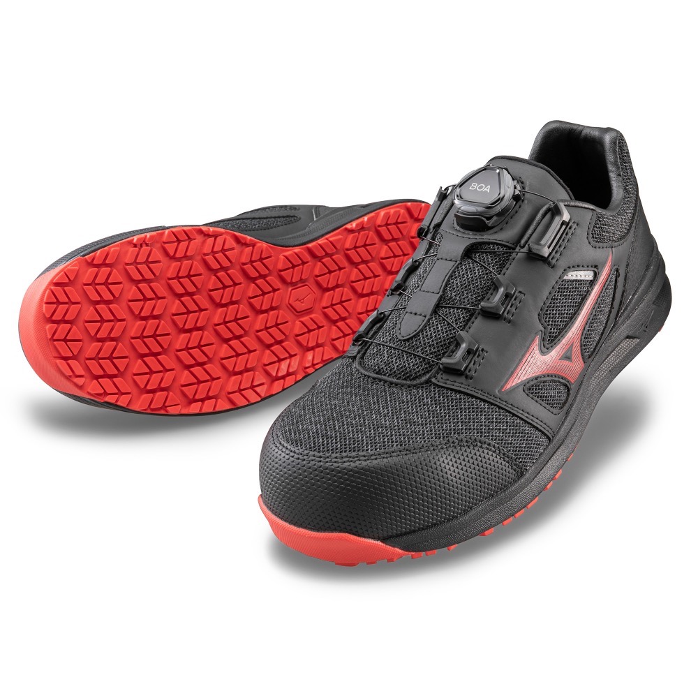 【開立發票】美津濃 MIZUNO 透氣BOA款 安全鞋 防護鞋 工作鞋 3E寬楦 FIGA225209 防油防滑-細節圖4