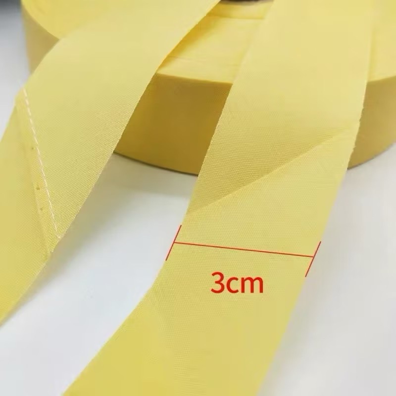 3公分 黑色包邊條 斜裁滌棉 10碼或整卷-細節圖2