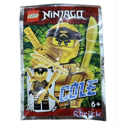 樂高 LEGO 892295 71769 71774 旋風忍者系列 Cole 阿剛 Polybag 全新未拆