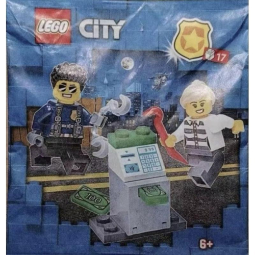 樂高 LEGO 952304 城市系列 警察 女盜賊 提款機 Polybag 全新未拆