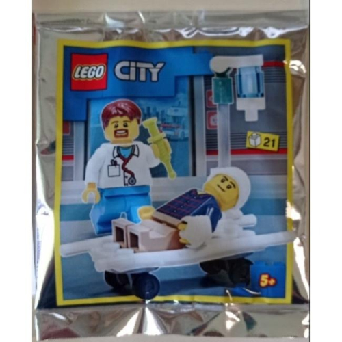 樂高 LEGO 952105 城市系列 醫生與病患 Polybag 全新未拆