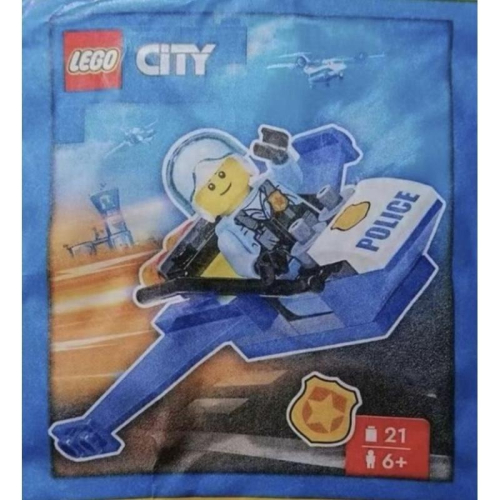 樂高 LEGO 952307 城市系列 警察飛機 Polybag 全新未拆