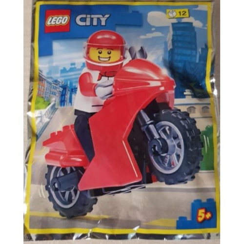 樂高 LEGO 952203 城市系列 機車賽車手 Polybag 全新未拆