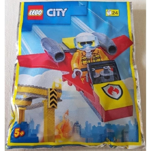 樂高 LEGO 952209 城市系列 女消防員 消防飛機 Polybag 全新未拆