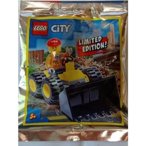 樂高 LEGO 952102 城市 建築工人 挖土機 Polybag 全新未拆