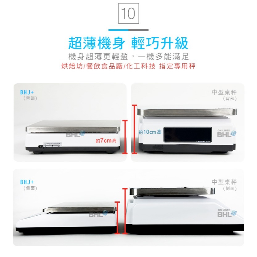 熱銷BHJ升級可充電【BHL秉衡量電子秤】高精度防干擾智能專業烘焙料理秤 BHJ+ 3kg 6kg 10kg 15k-細節圖10
