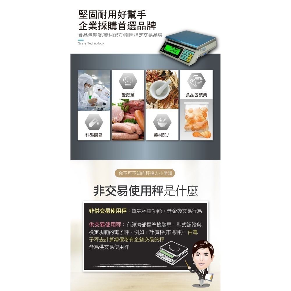【BHL秉衡量電子秤】英展全電壓第四代高精度計重桌秤AWHII+- 3kg 7.5kg 15kg 30kg-有電量顯示-細節圖2
