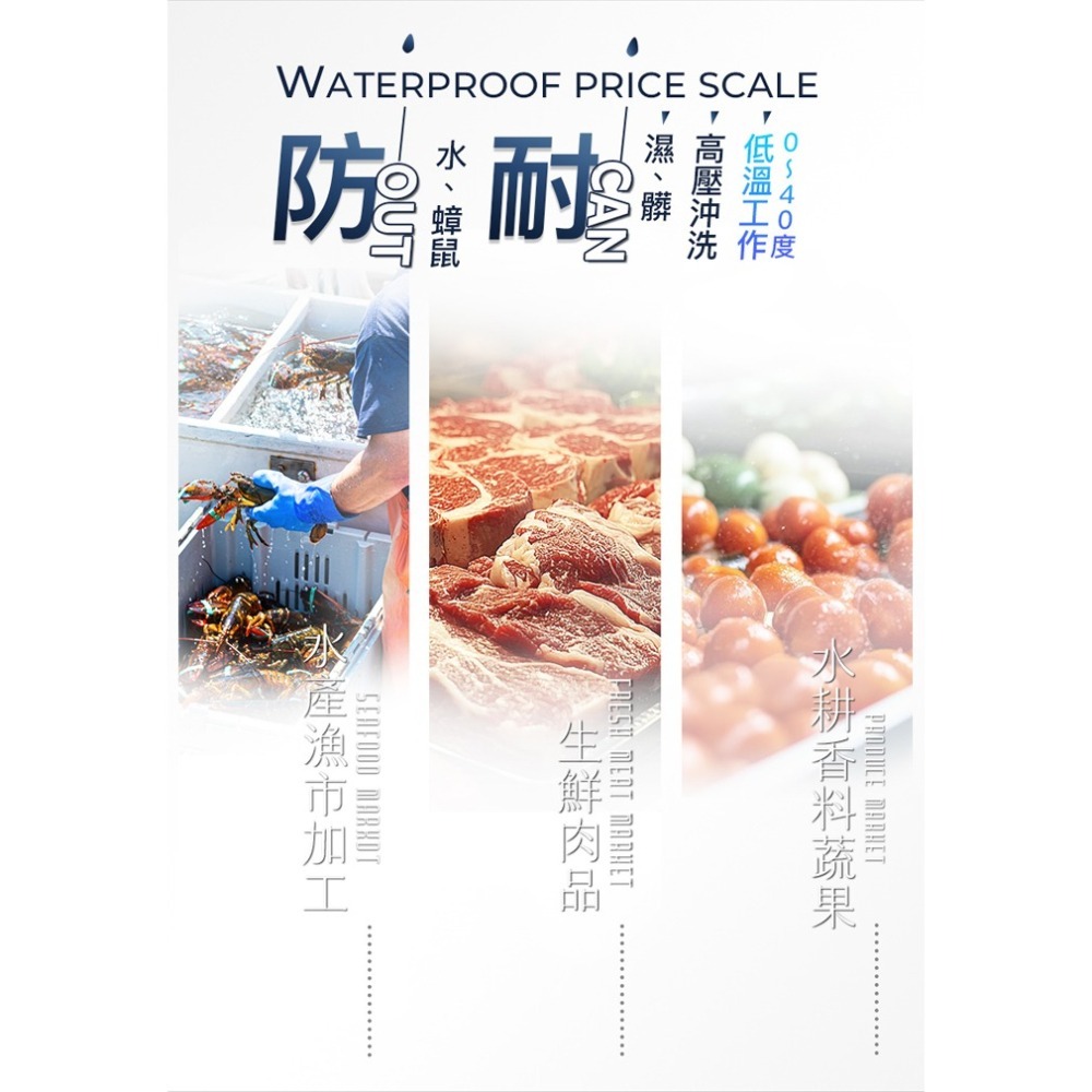 【BHL秉衡量】IP68up全機防水防蟑電子計價秤 DDP-30K〔30kgx5g〕-細節圖3