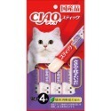 日本 CIAO  貓肉泥 啾嚕肉泥 寒天肉泥 4條入 啾嚕燒肉泥 燒寒天 乳酸菌 旨定肉泥 機能保健系列-規格圖11