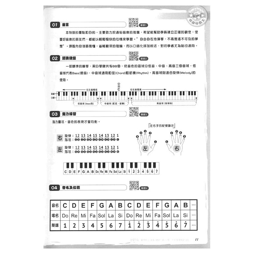 【升昇樂器】快樂學爵士 流行鋼琴特訓教本/初級篇-細節圖2