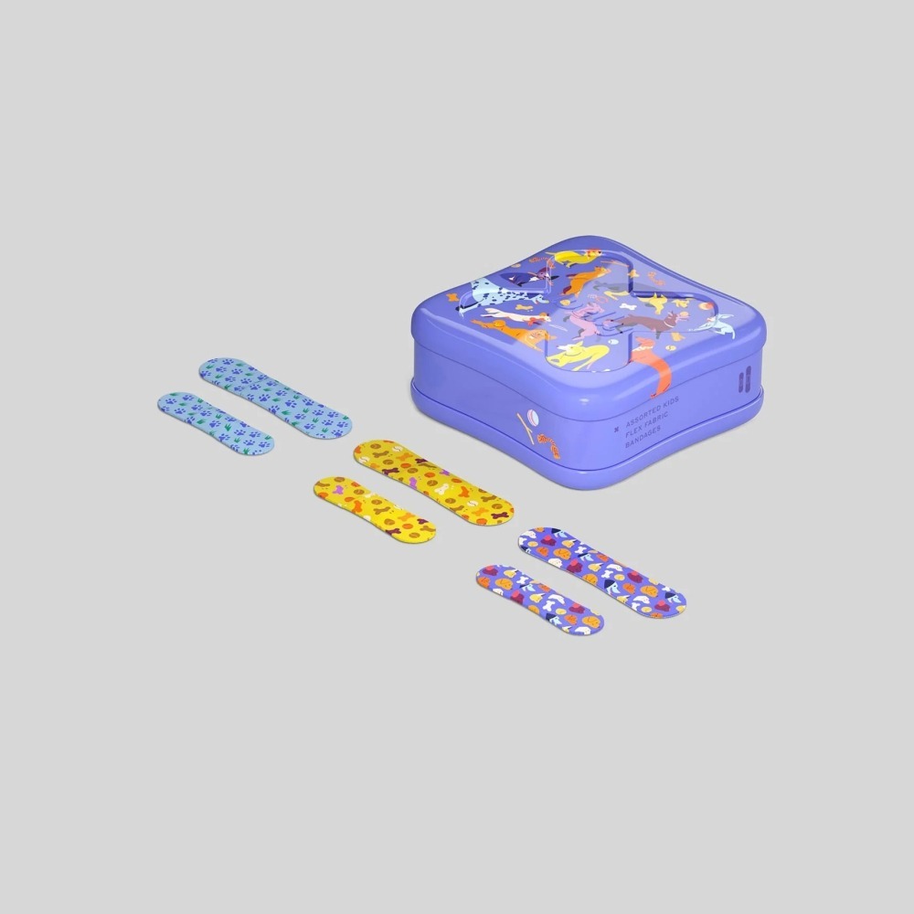 🧁Will PaPa美國代購🧁威利勇敢徽章 貼紙 48片含鐵盒 - 狗狗系列-細節圖4