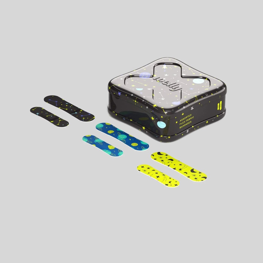 🧁Will PaPa美國代購🧁威利勇敢徽章 貼紙 48片含鐵盒 - 宇宙系列-細節圖7