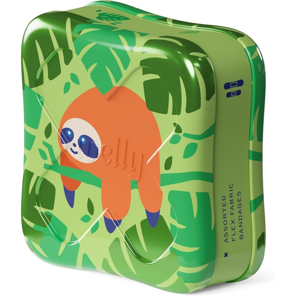 🧁Will PaPa美國代購🧁威利勇敢徽章 貼紙 48片含鐵盒 - 樹懶系列-細節圖5