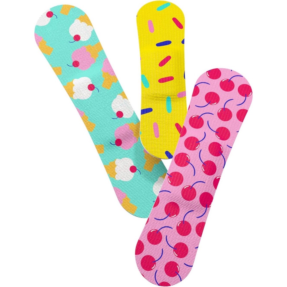 🧁Will PaPa美國代購🧁Welly威利勇敢徽章 貼紙 48片單獨包裝附鐵盒 - 冰淇淋系列-細節圖7