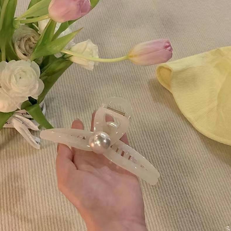 預購 正韓 大號珍珠透明鯊魚夾-06/10截止-細節圖3