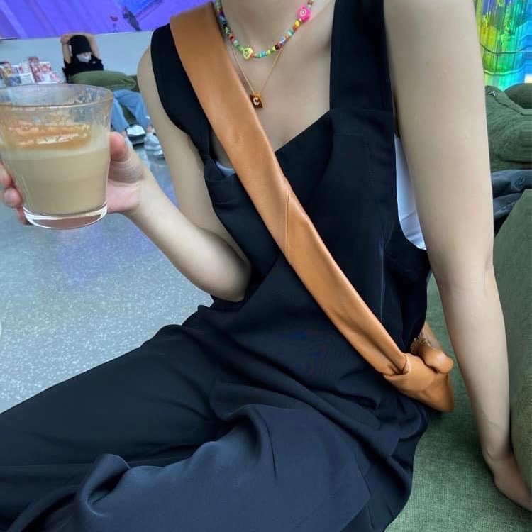 預購 正韓 好看又顯瘦雪紡口袋連身褲-06/10截止-細節圖11