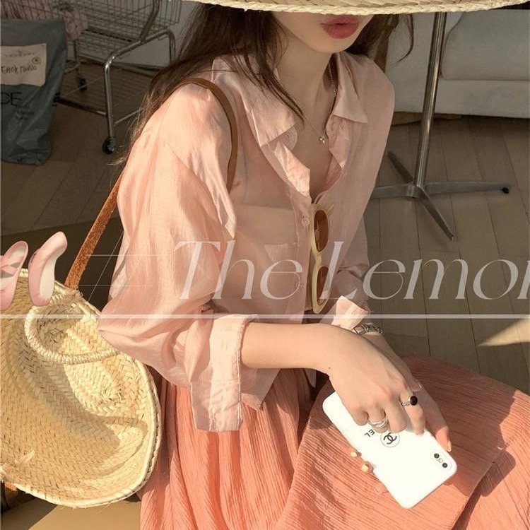 預購 微透視後繫帶襯衫-06/15截止-細節圖9