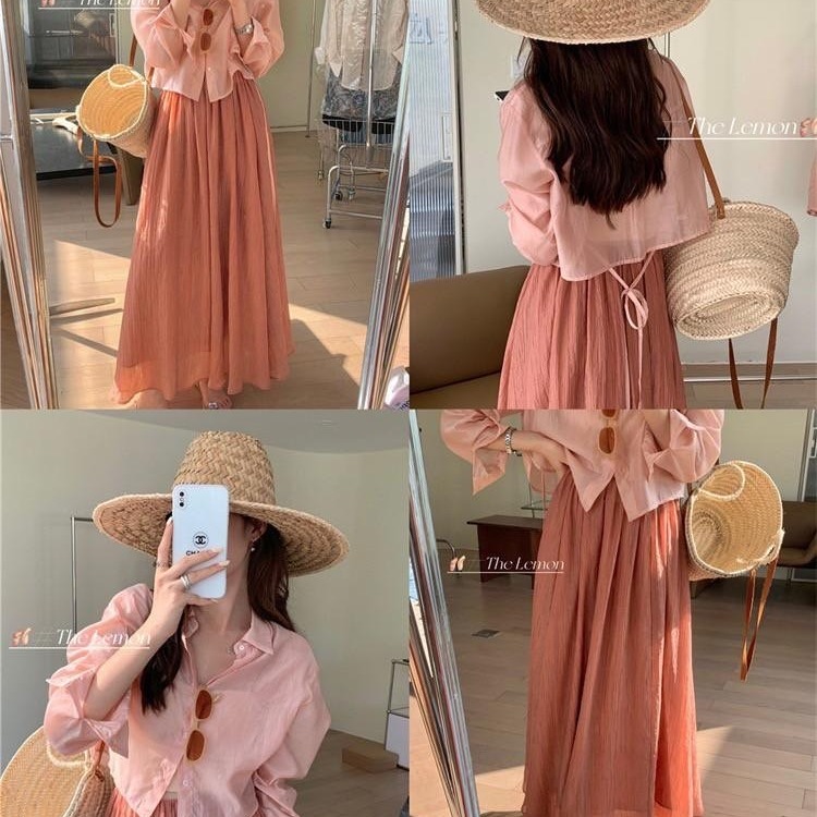 預購 微透視後繫帶襯衫-06/15截止-細節圖11