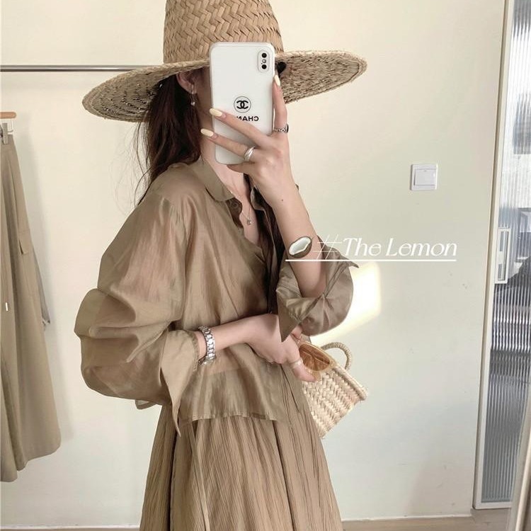 預購 褶皺大A字半裙-06/15截止-細節圖3