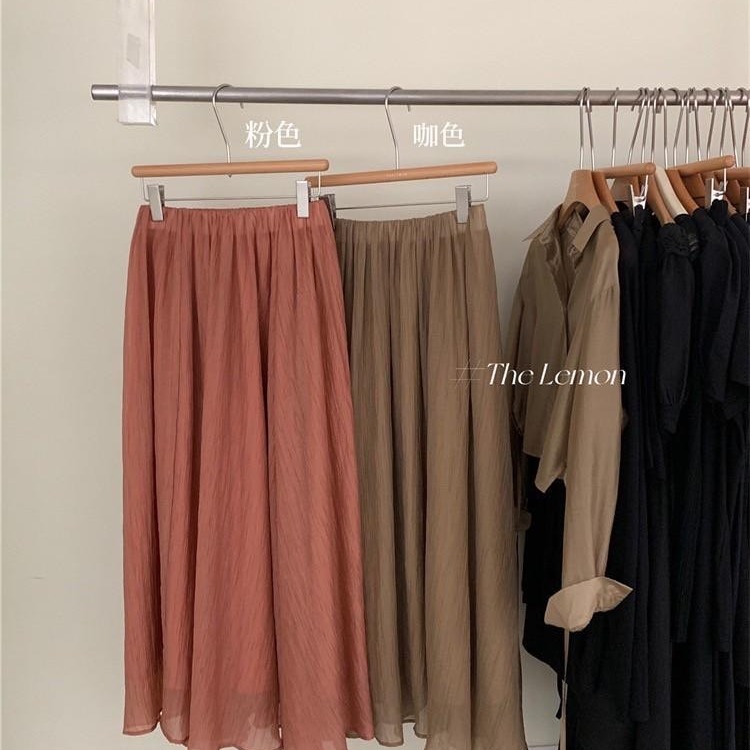 預購 褶皺大A字半裙-06/15截止-細節圖5