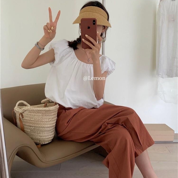 預購 小圓領縮帶花苞上衣-06/15截止-細節圖4