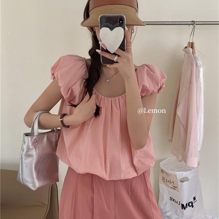 預購 小圓領縮帶花苞上衣-06/15截止-細節圖8