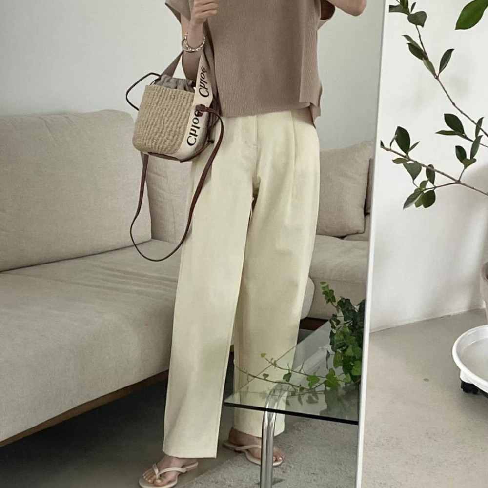 預購 正韓 涼感超舒適側開叉寬袖針織上衣-06/15截止-細節圖2