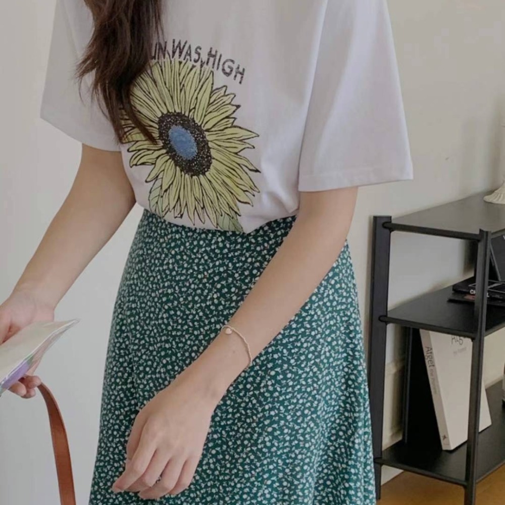 預購 正韓 夏季向日葵棉T-06/20截止-細節圖2