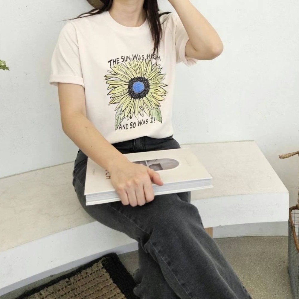 預購 正韓 夏季向日葵棉T-06/20截止-細節圖6