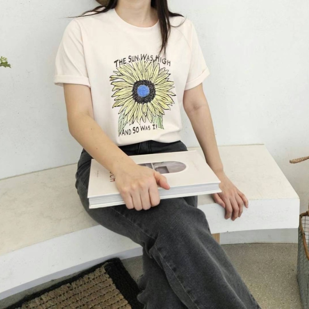 預購 正韓 夏季向日葵棉T-06/20截止-細節圖7