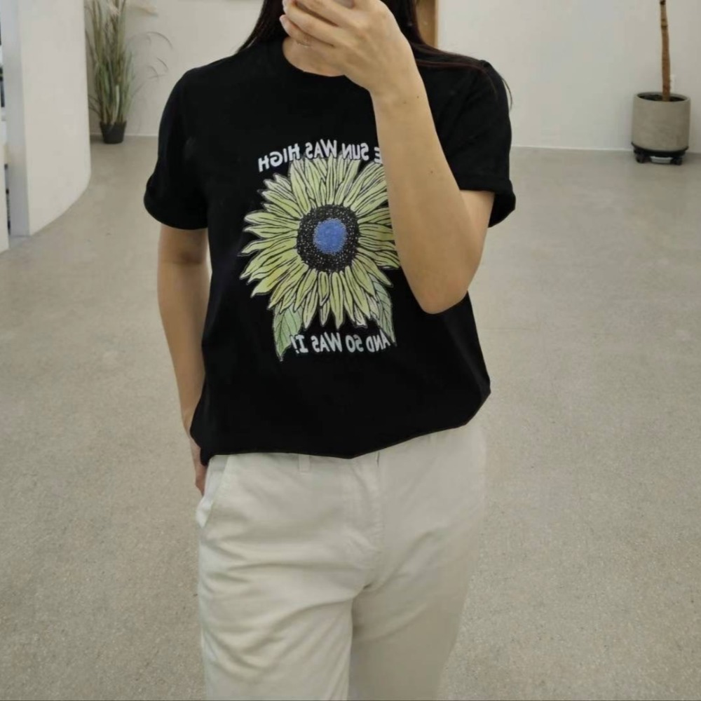預購 正韓 夏季向日葵棉T-06/20截止-細節圖8