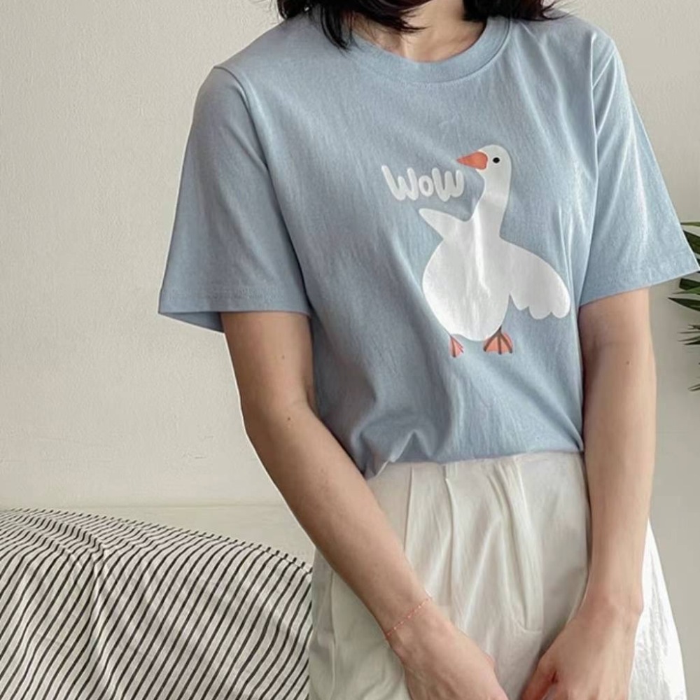 預購 正韓 WOW鴨鴨優質棉T-06/20截止-細節圖5