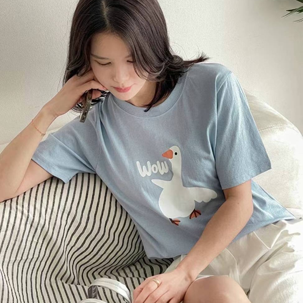 預購 正韓 WOW鴨鴨優質棉T-06/20截止-細節圖7