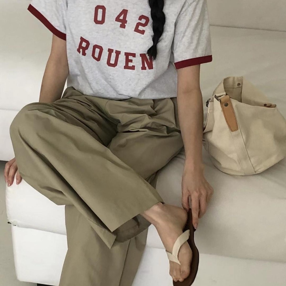 預購 正韓 字母撞色領棉T-06/20截止-細節圖6