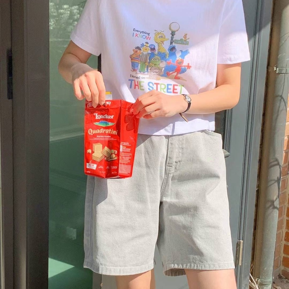 預購 正韓 芝麻街短版棉T-06/20截止-細節圖3