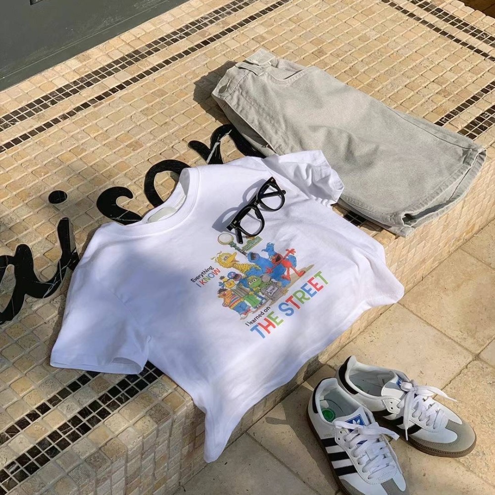 預購 正韓 芝麻街短版棉T-06/20截止-細節圖6