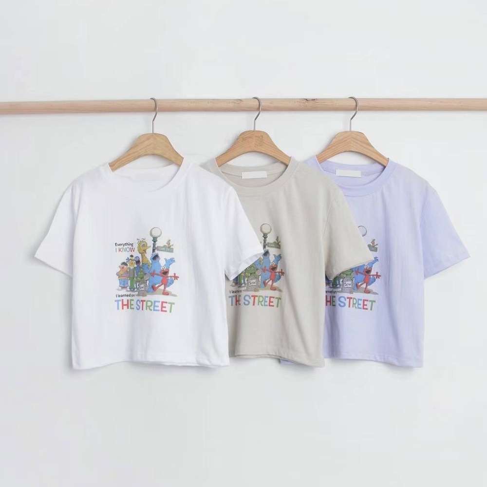 預購 正韓 芝麻街短版棉T-06/20截止-細節圖8