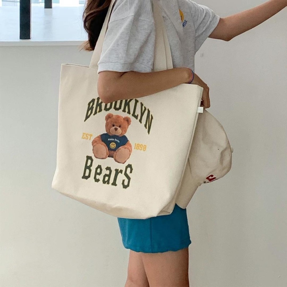 預購 正韓 INS火紅文青風格帆布包-06/20截止-細節圖3