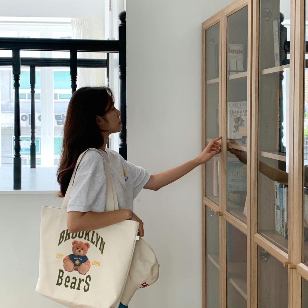 預購 正韓 INS火紅文青風格帆布包-06/20截止-細節圖5