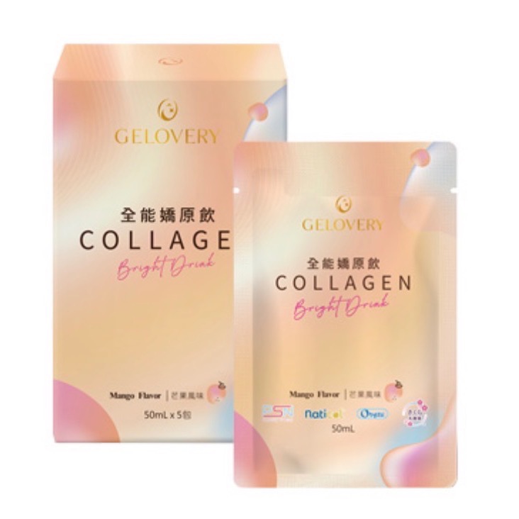 現貨秒寄 Gelovery 全能膠原飲 芒果口味 膠原蛋白 gelovery 膠原蛋白 gelovery 膠原飲-規格圖1
