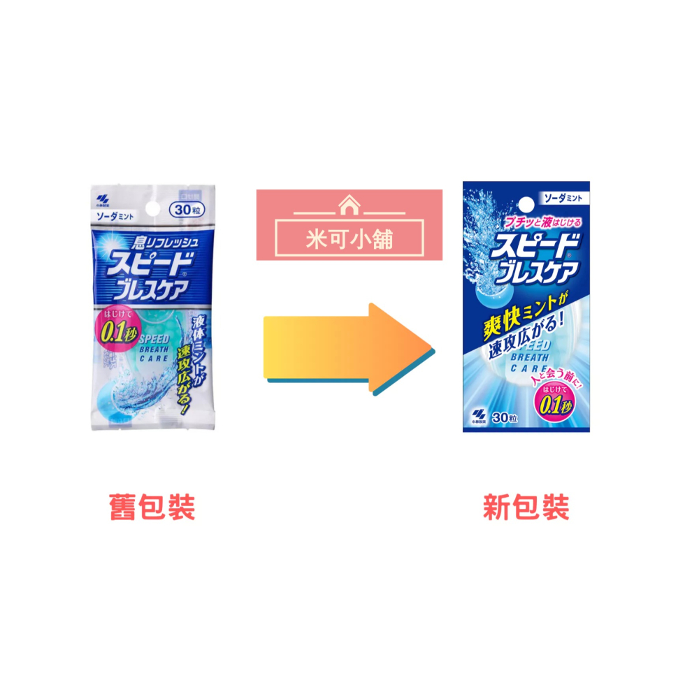 🔥小林製藥 Speed Breath Care 口腔清新糖 口氣清新劑 薄荷清涼 口氣芳香口腔芳香錠口香錠口腔異味口臭-細節圖2