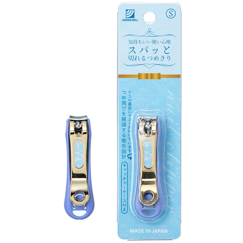 🔥日本GREEN BELL綠鐘 粉色指甲刀S號/藍色指甲刀S號 1入 型號NC-133 型號NC-134 日本製指甲剪-細節圖5