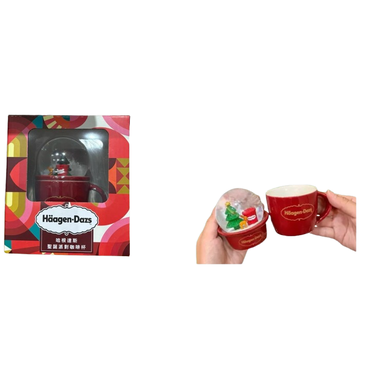 (團購) 哈根達斯聖誕派對咖啡杯89ml ()-細節圖2