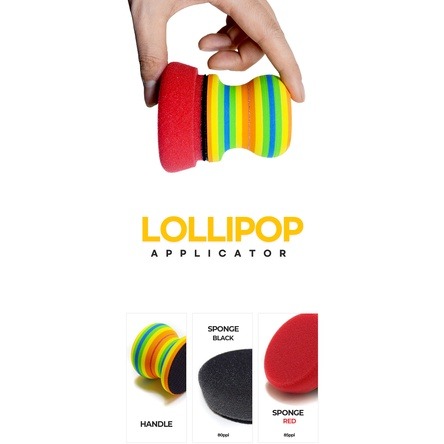 《二奶冰菓室》韓國 It＇s Win Lollipop Applicator 棒棒糖上蠟塗抹器套裝-細節圖2