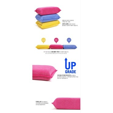 《二奶冰菓室》韓國 It＇s Win Terry Applicator Plus纖維毛巾塊(3色1包)-細節圖6