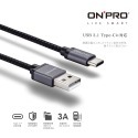 ONPRO UC-TCM12M 金屬質感Type-C充電傳輸線【1.2M】-規格圖1