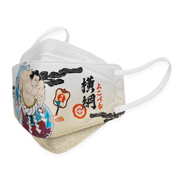 🤘台灣製 健豪 浮世繪 橫綱相撲力士 (10入/盒/單片裝) 立體醫用口罩