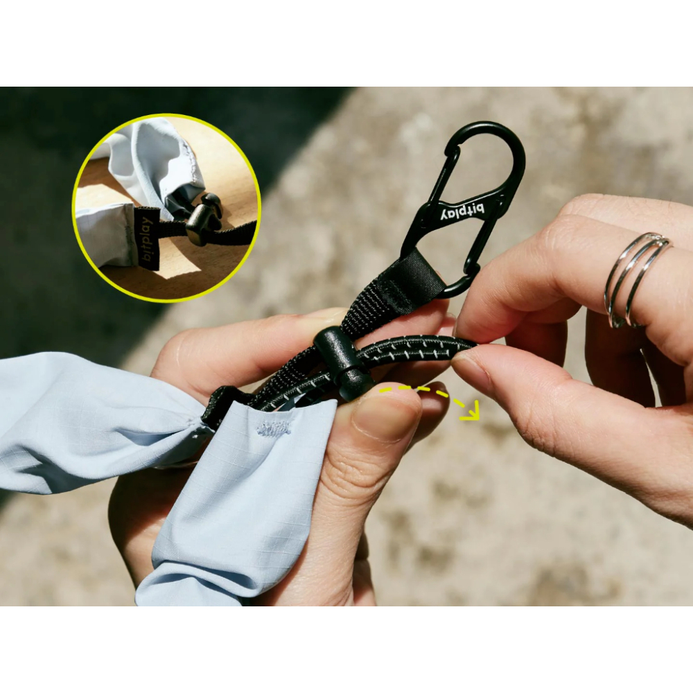 好評熱賣🔥 Bitplay ｜ 圈圈手腕掛繩 手機掛繩 米杏沙/天空藍/奶油果綠/深海藍/苔蘚綠-細節圖2